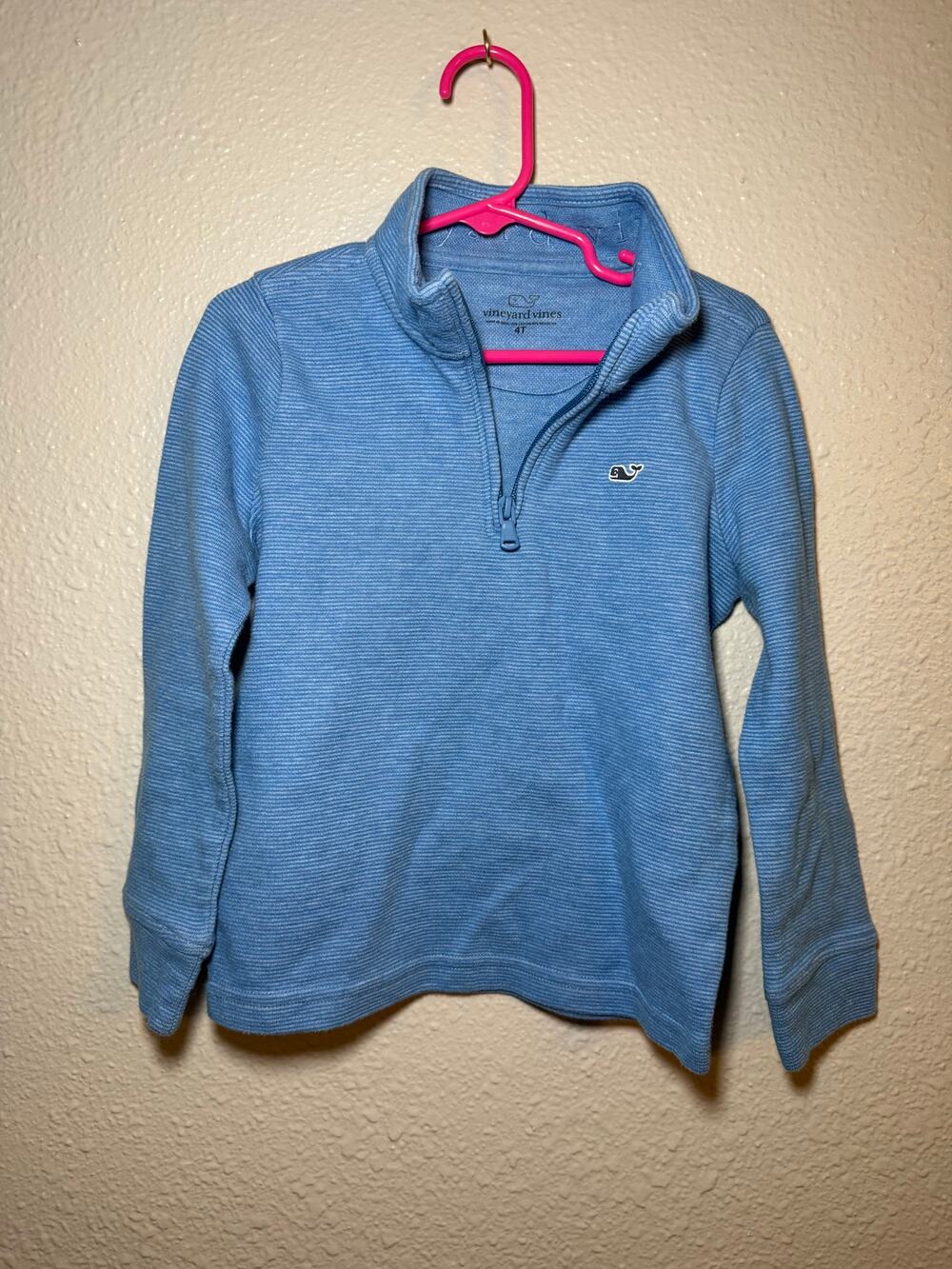 Vineyard Vines Boys Blue Pullover Toddler Size 4T